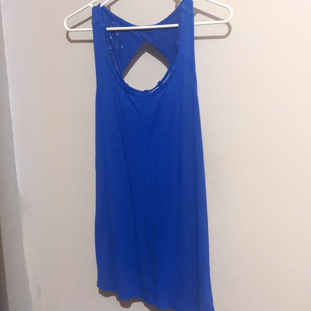 Blue tank top